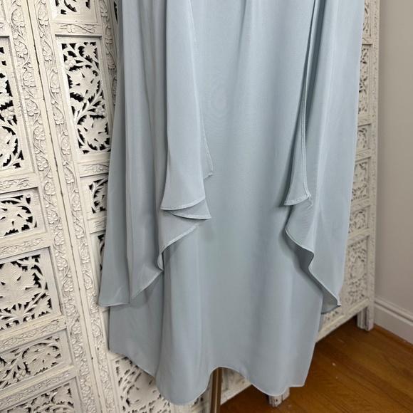 SL Fashions New York Light Blue Flowy Formal Sleeveless Embellished Dress - Picture 3 of 10